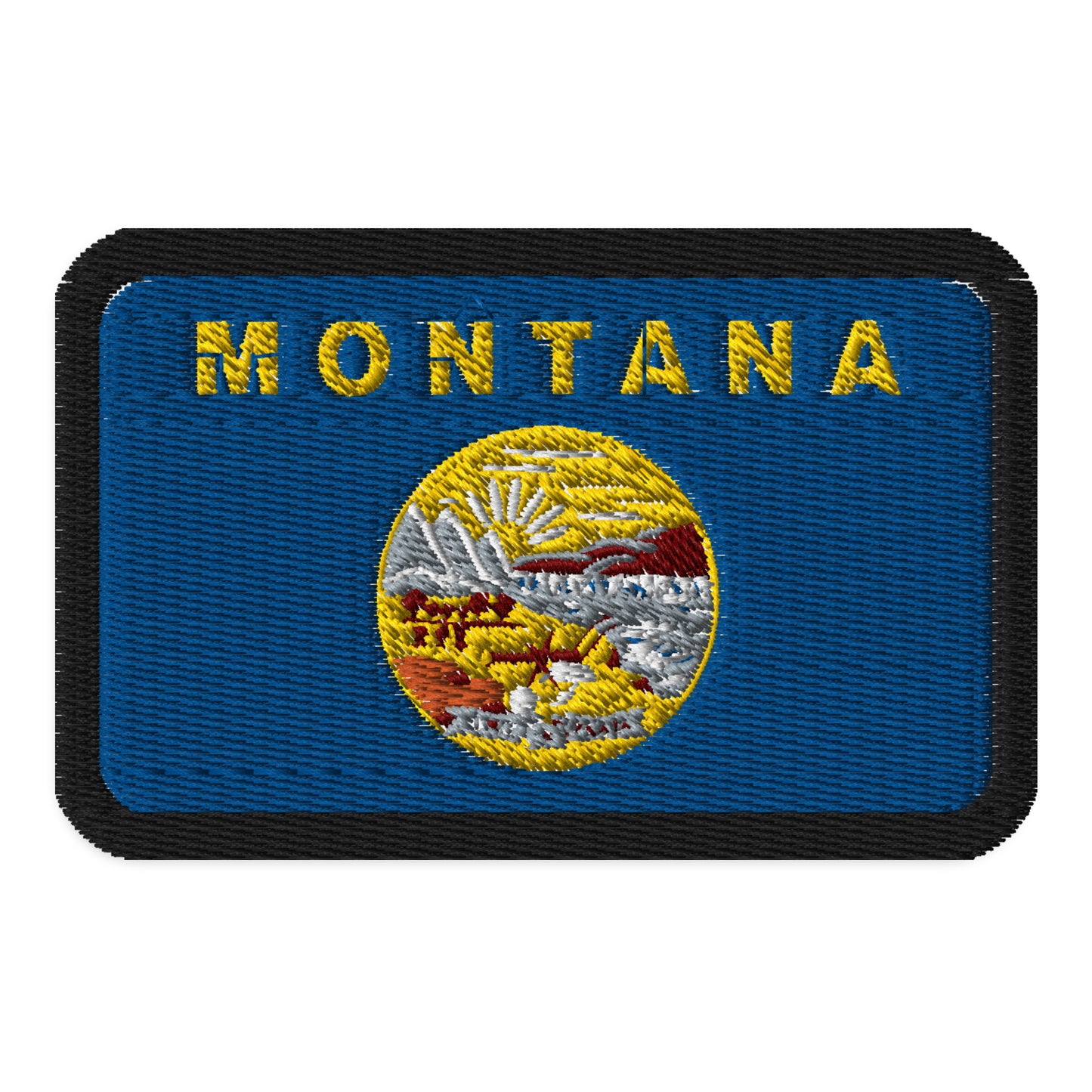 Parche de la bandera de Montana