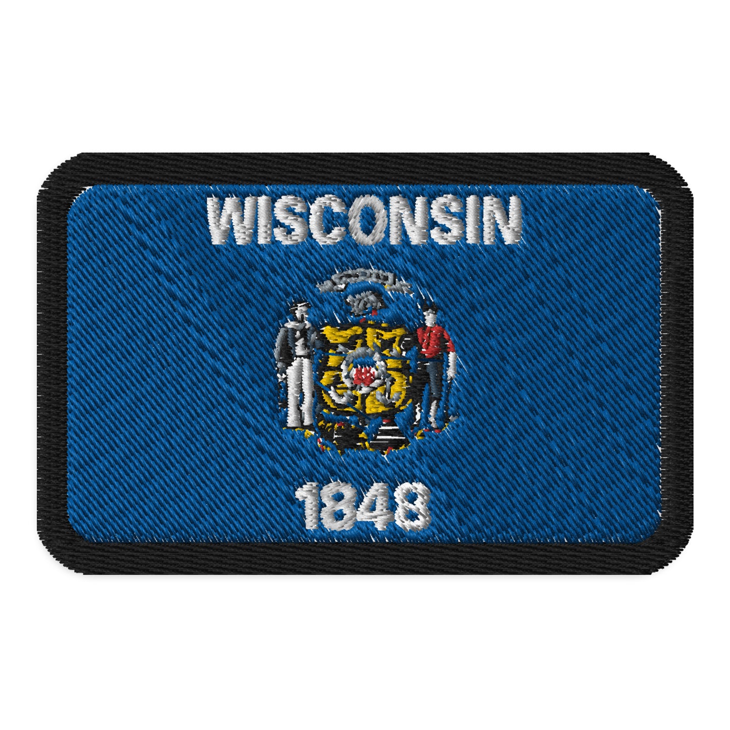 Écusson drapeau du Wisconsin