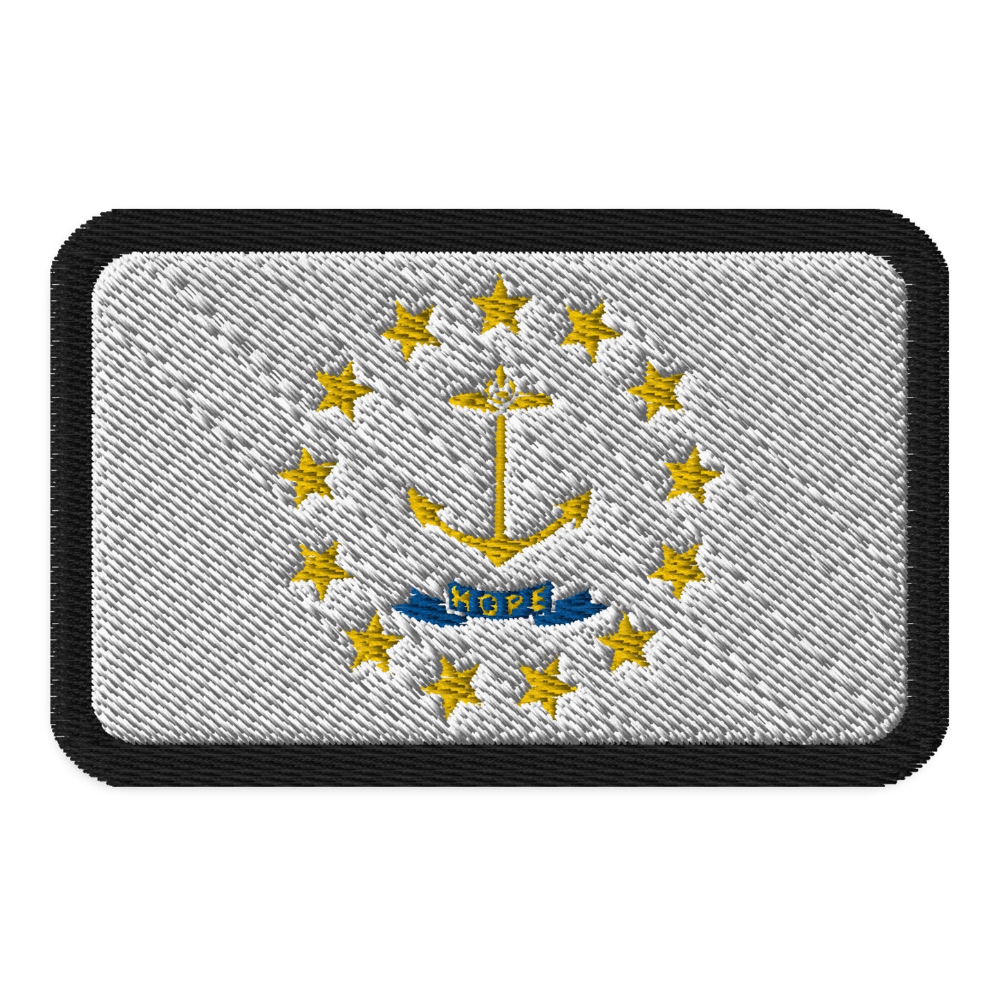 Parche de la bandera de Rhode Island