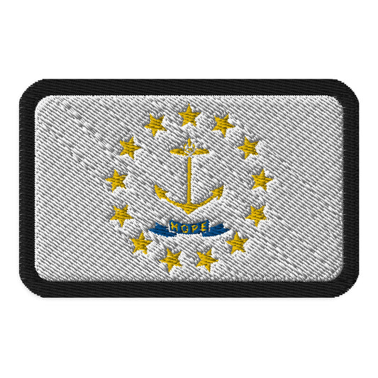 Parche de la bandera de Rhode Island