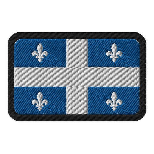 Parche de la bandera de Quebec