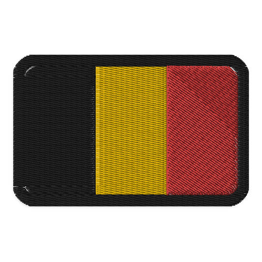 Parche de la bandera de Bélgica