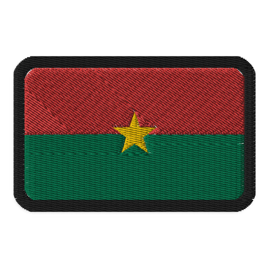 Parche de bandera de Burkina Faso