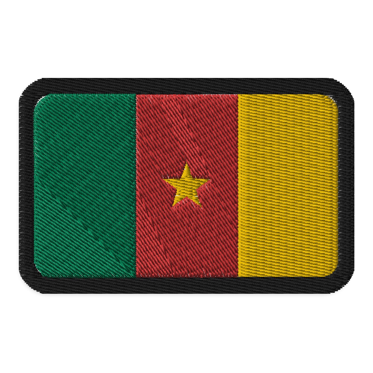 Parche de la bandera de Camerún