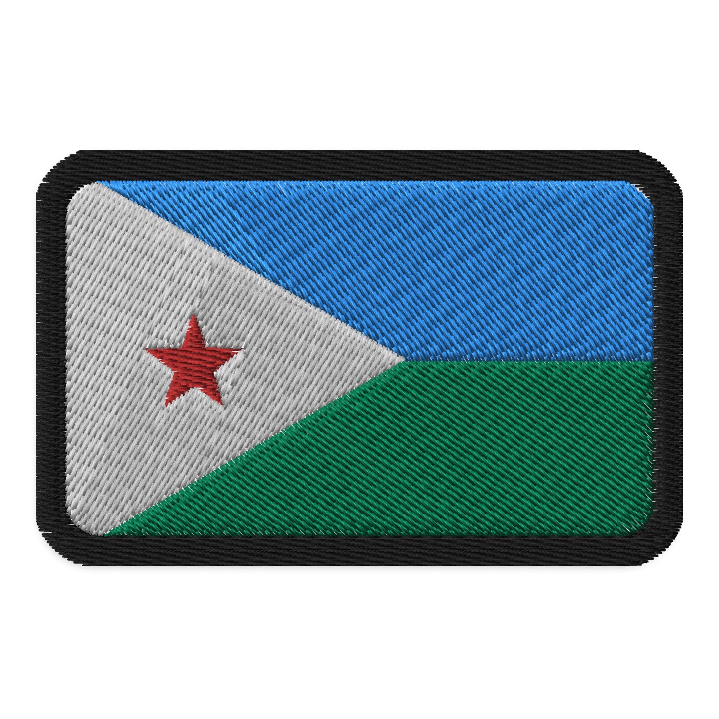 Écusson drapeau de Djibouti