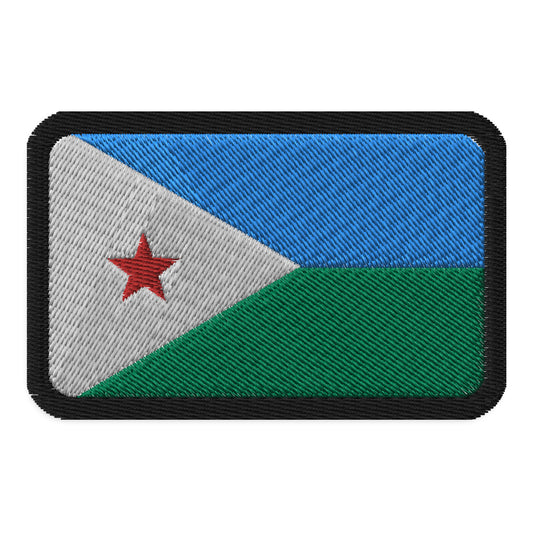 Parche de bandera de Yibuti