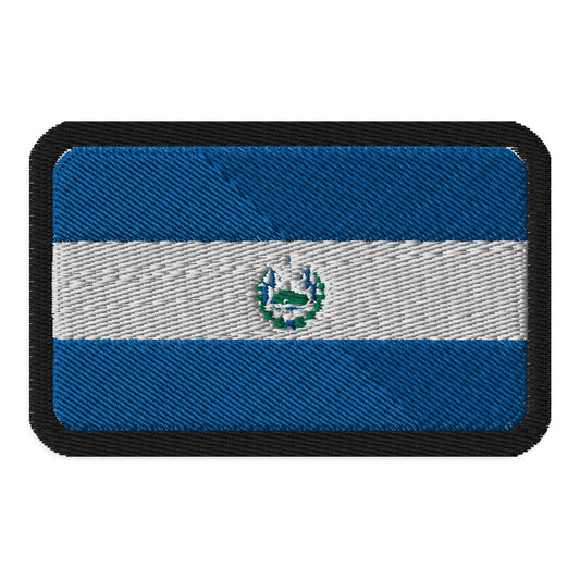 Parche de la bandera de El Salvador