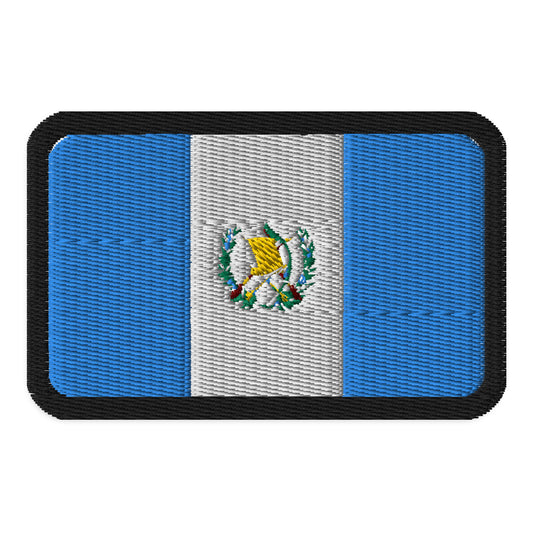 Parche de la bandera de Guatemala