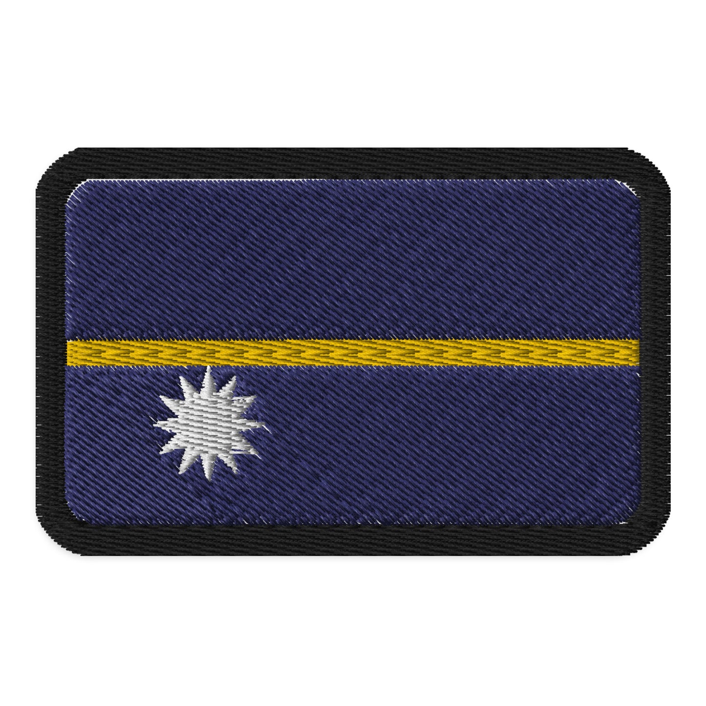 Écusson drapeau de Nauru