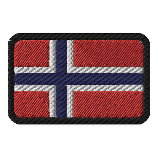 Parche de la bandera de Noruega