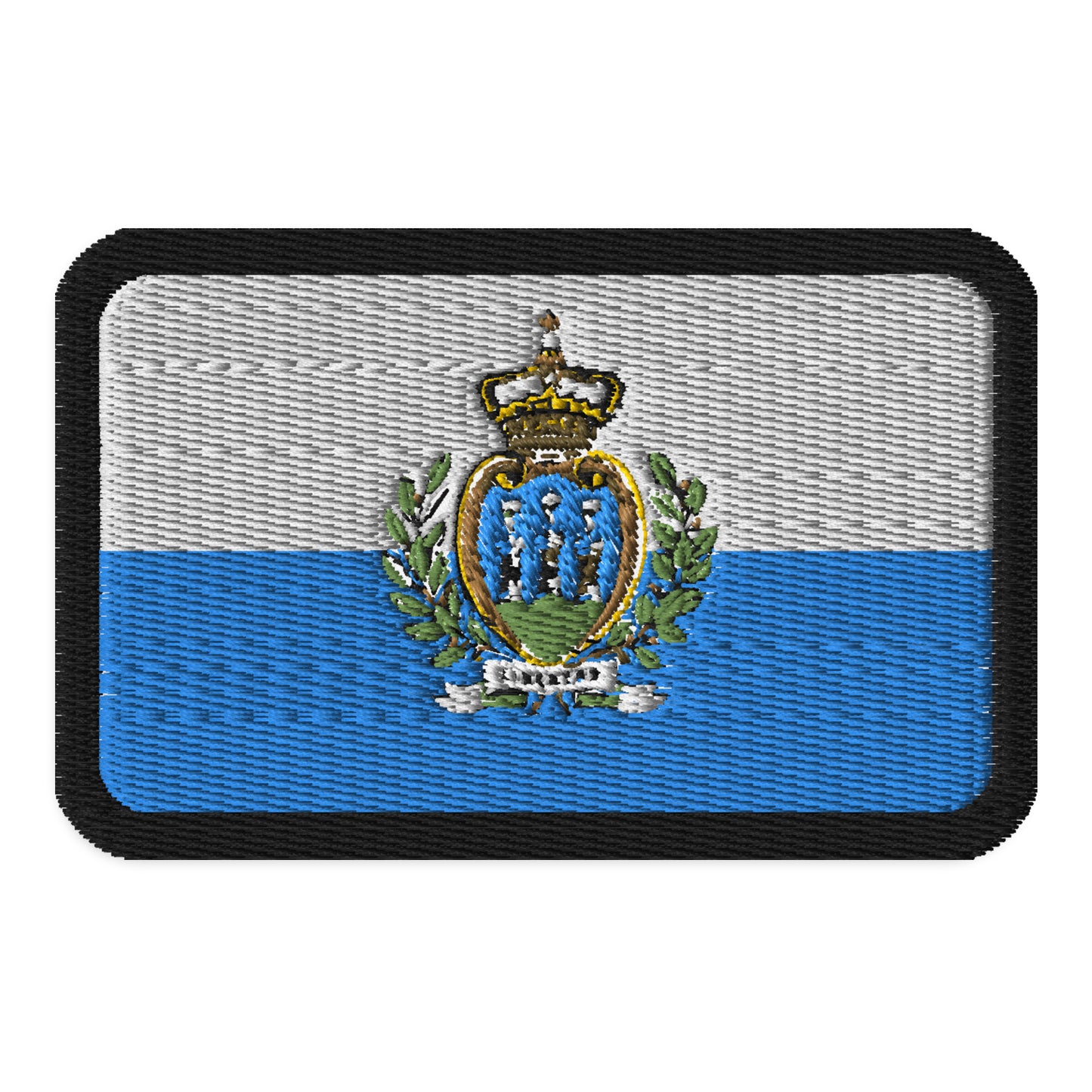 Parche de la bandera de San Marino