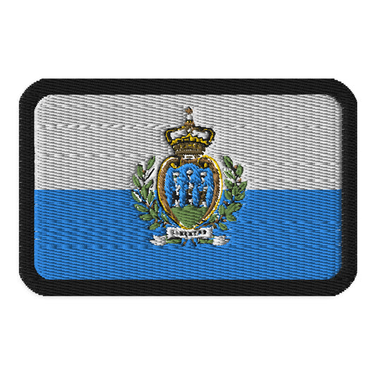 Parche de la bandera de San Marino