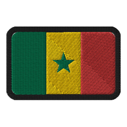 Parche de la bandera de Senegal