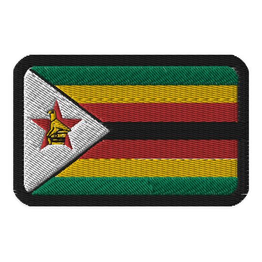 Parche de la bandera de Zimbabue