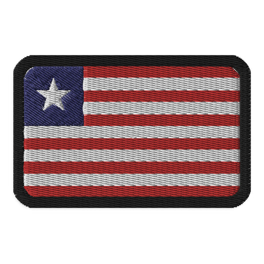 Parche de la bandera de Liberia