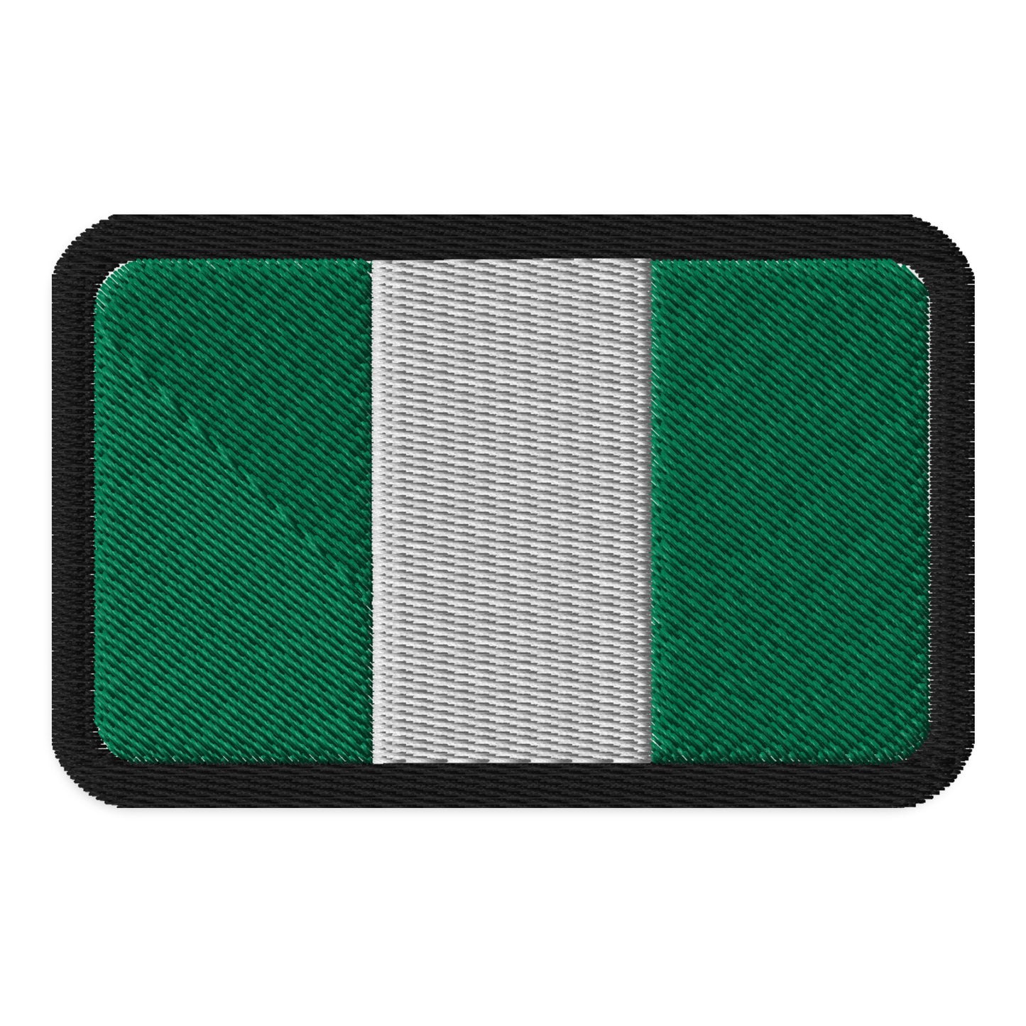 Parche de la bandera de Nigeria