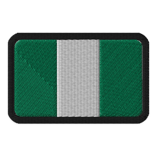 Parche de la bandera de Nigeria