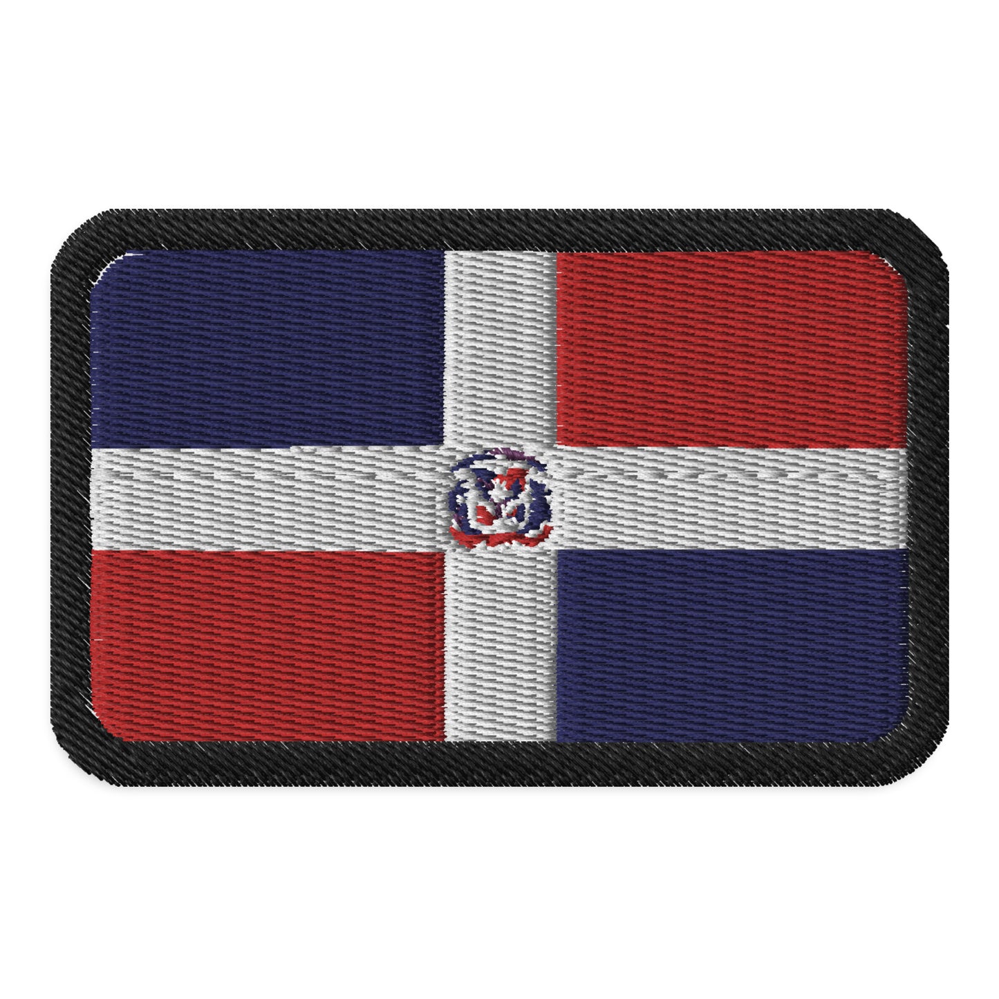 Parche de bandera de República Dominicana