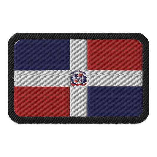 Parche de bandera de República Dominicana