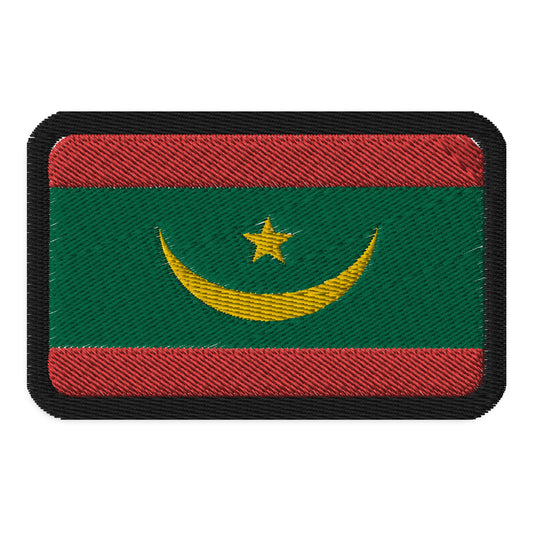 Parche de la bandera de Mauritania