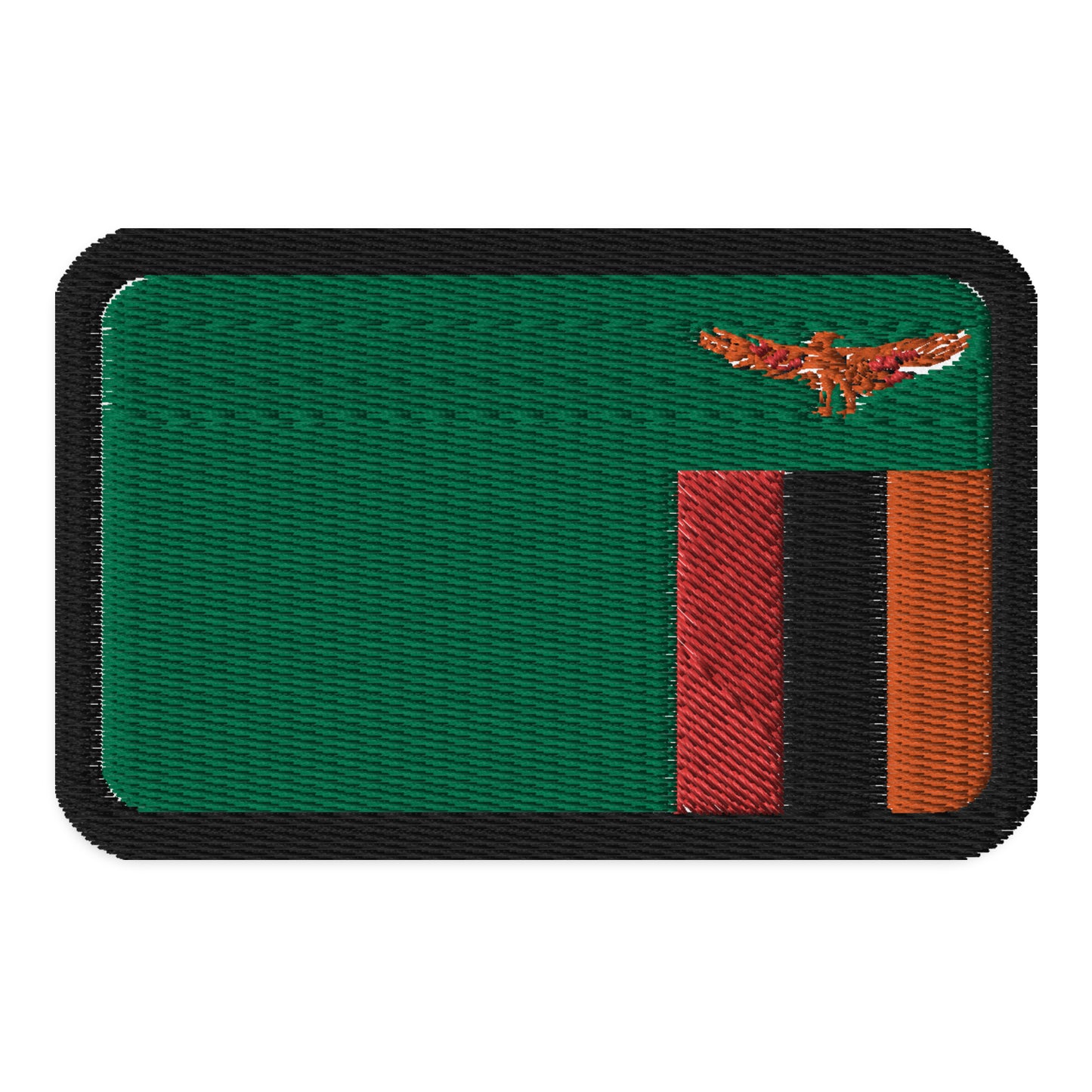 Parche de la bandera de Zambia