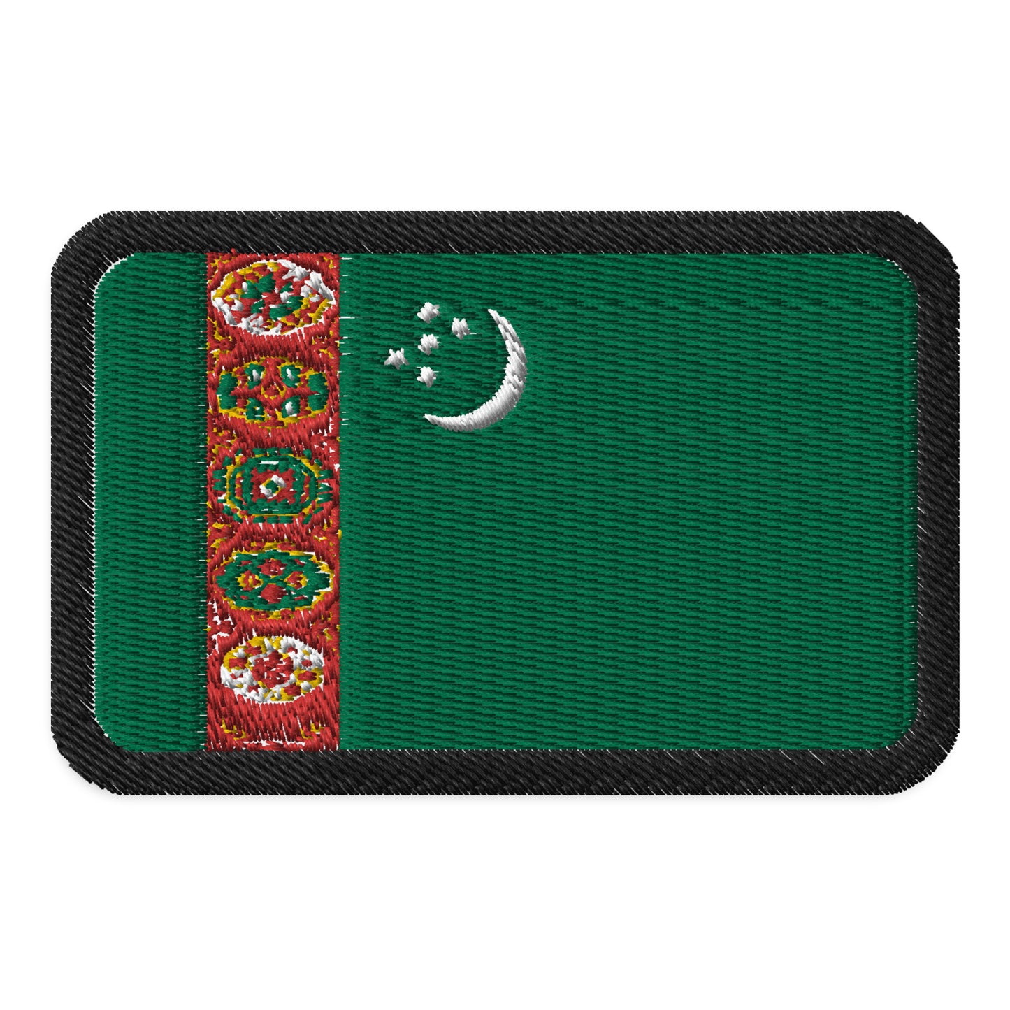 Parche de bandera de Turkmenistán