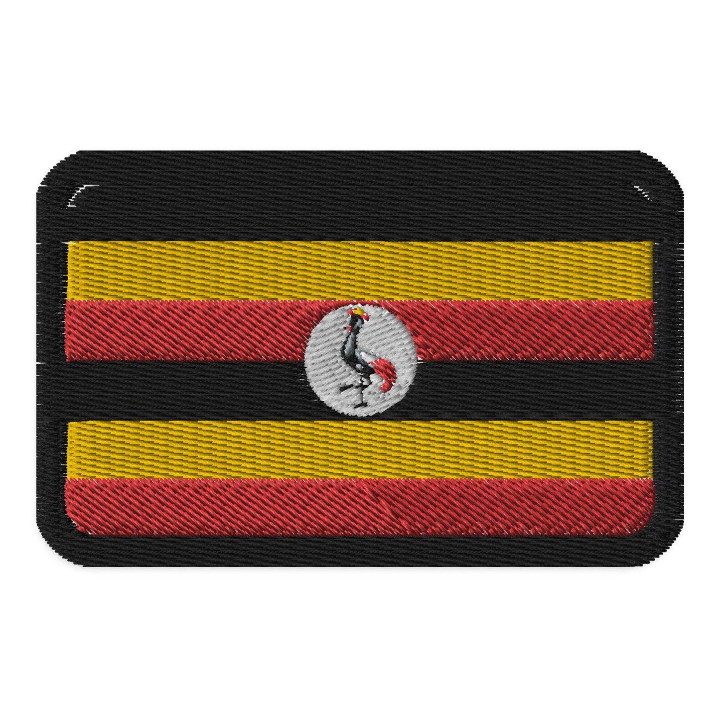 Parche de la bandera de Uganda