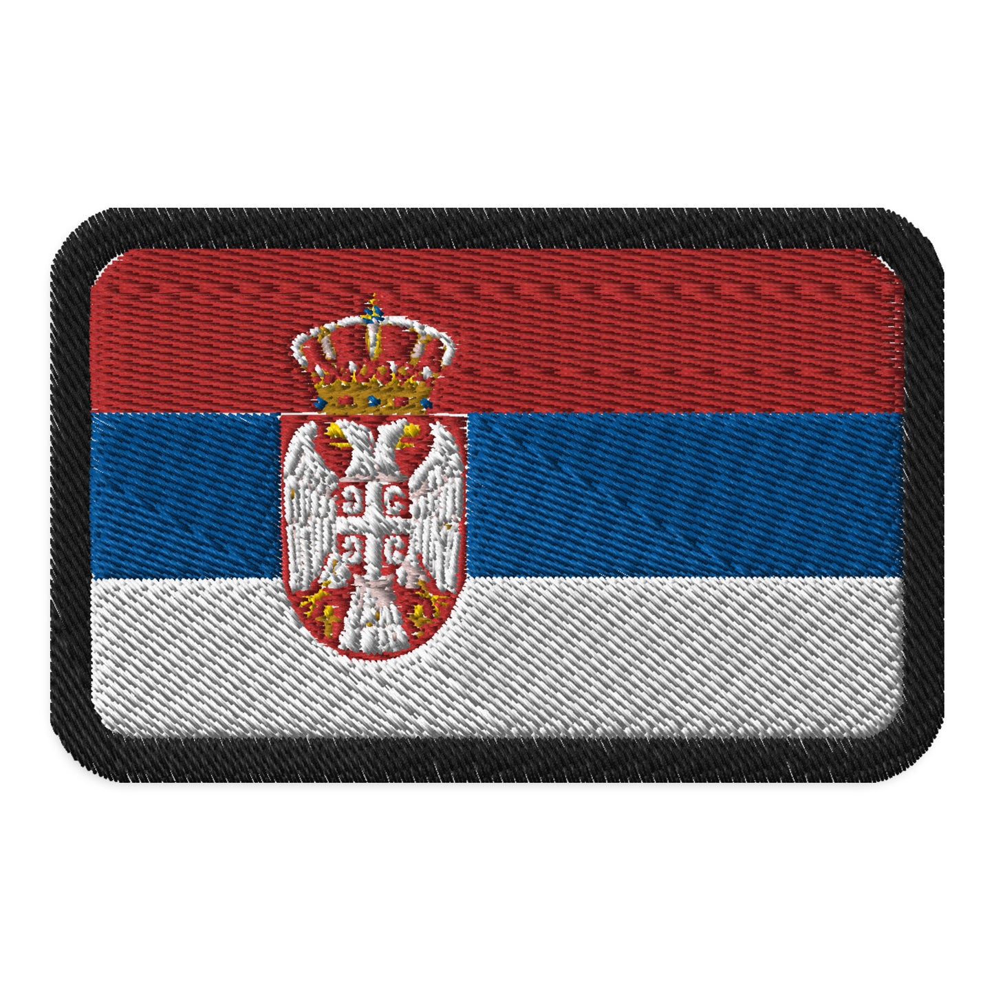 Parche de la bandera de Serbia