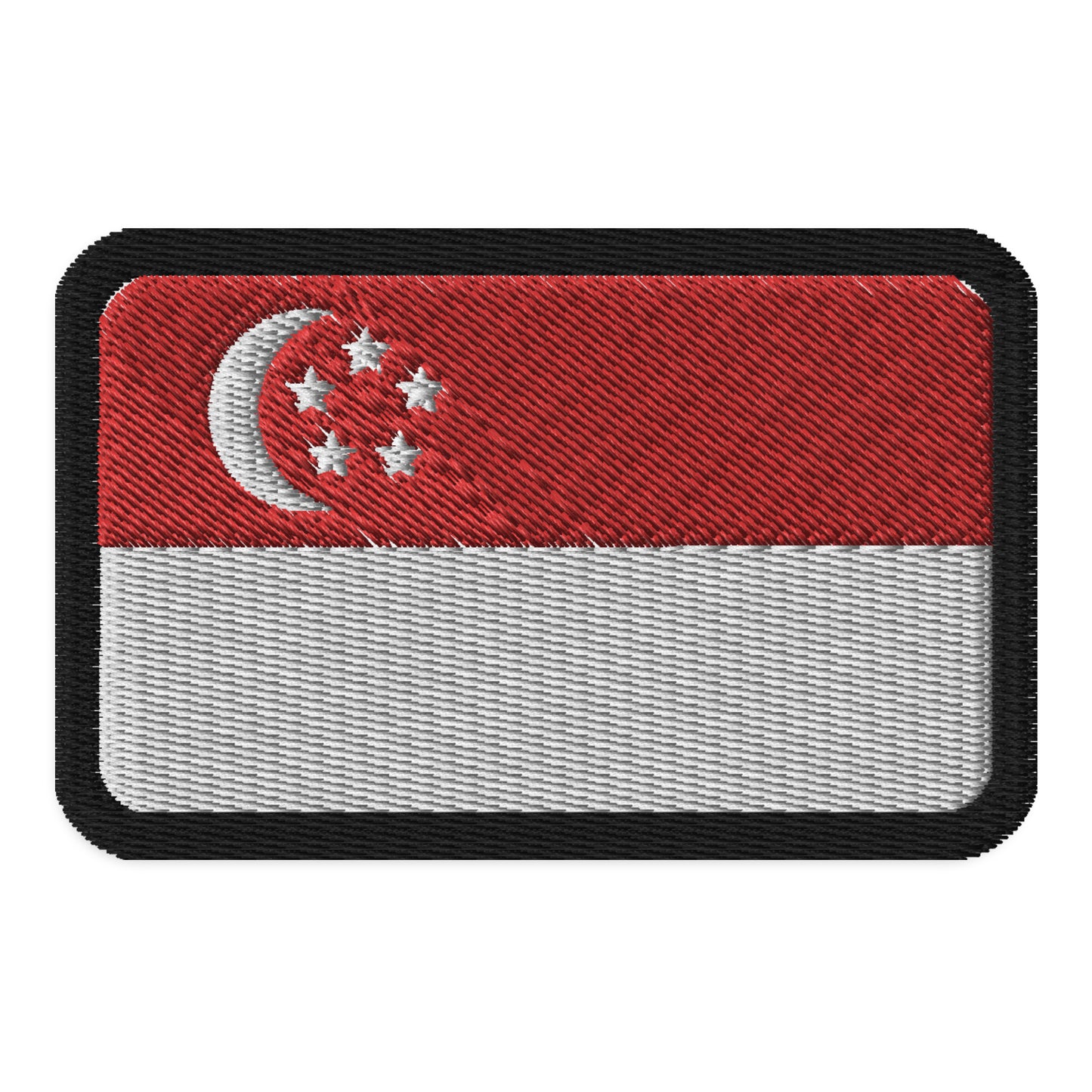 Parche de la bandera de Singapur