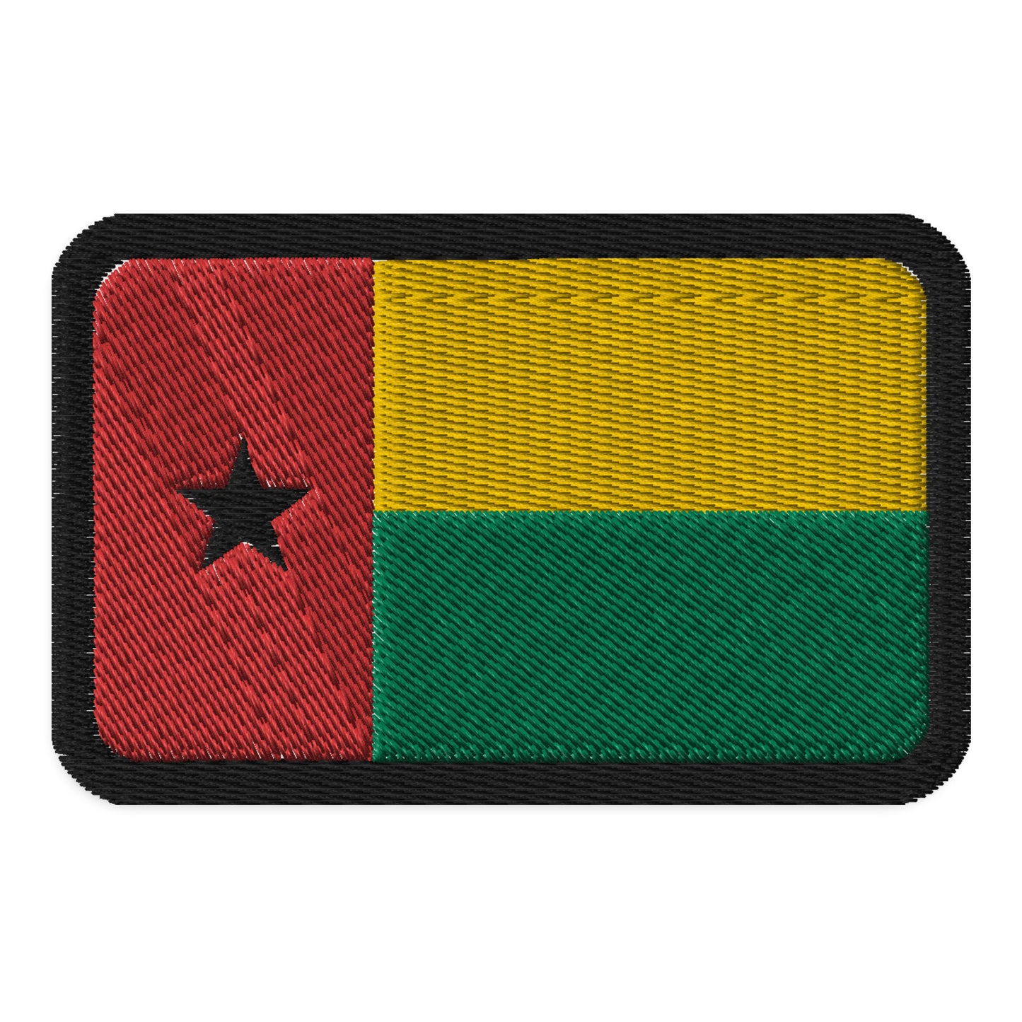 Parche de la bandera de Guinea-Bissau