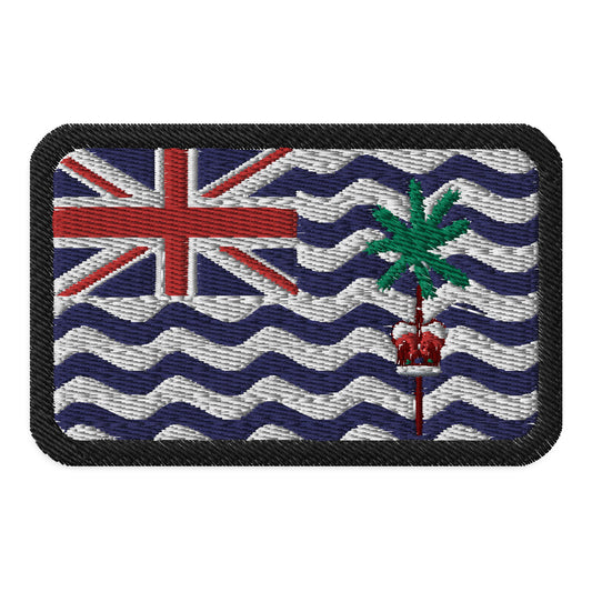 Parche de bandera del Territorio Británico del Océano Índico