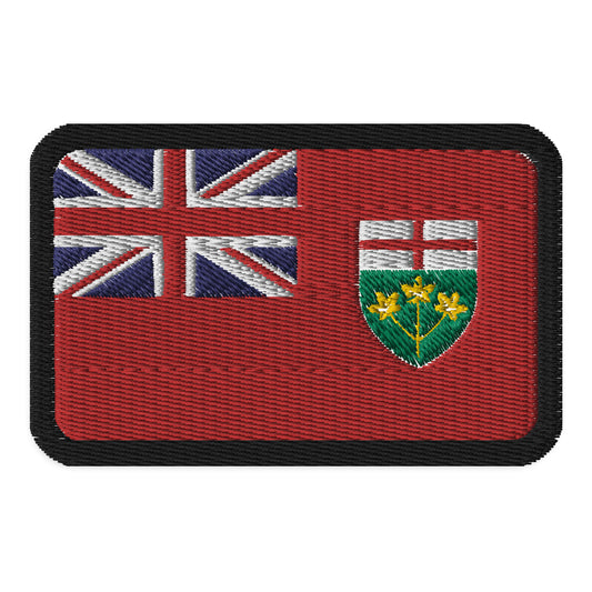 Parche de la bandera de Ontario